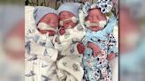 Dad spends his first Father’s Day celebrating his healthy triplets in hospital