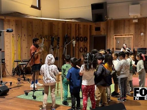 Video: TPS elementary students learn about making music, record their own song to uplift community