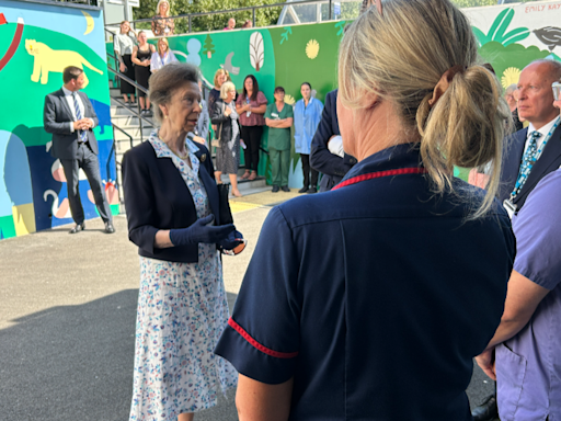 Princess Anne visits new emergency department