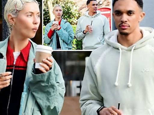 England star Trent Alexander-Arnold spotted with Jude Law’s Christian Dior model daughter Iris on stroll in London