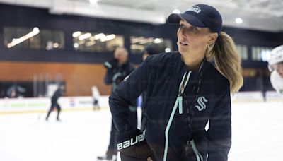 Jessica Campbell will be the first woman on an NHL bench as assistant coach with the Seattle Kraken