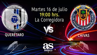 Querétaro vs Chivas en vivo: Liga MX, Apertura 2024 hoy en directo