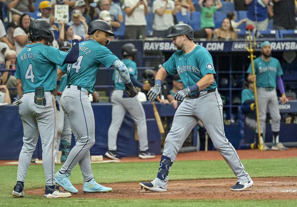 Mariners beat Rays 5-2 to avoid series sweep