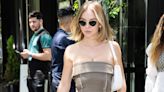 Sydney Sweeney’s deconstructed trench coat dress and petticoat is city chic