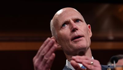Trump ally Rick Scott gets in race to replace Mitch McConnell as Senate GOP leader