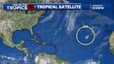 Small, weak tropical disturbance forms in Atlantic Ocean