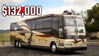 George Foreman's Luxury Motorhome Packs Fully Equipped Kitchen, Queen Bedroom, Bathroom