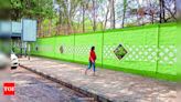 Tinted Lalbagh walls transformation in Bengaluru | Bengaluru News - Times of India