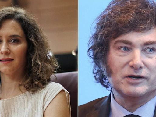 Isabel Díaz Ayuso apoyó a Javier Milei en el conflicto con Pedro Sánchez: “Lo han difamado y no han respetado la democracia”