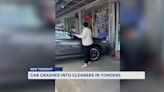 Driver crashes into Yonkers dry cleaning business