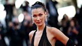 Bella Hadid Stuns in a Dramatic, Cinched Versace Gown on the Cannes Red Carpet