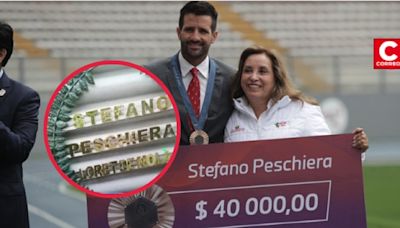 Laureles Deportivos: Stefano Peschiera recibió cheque por 40 mil dólares y su entrenador por U$ 12 mil