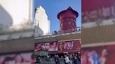 Moulin Rouge windmill sails collapse overnight