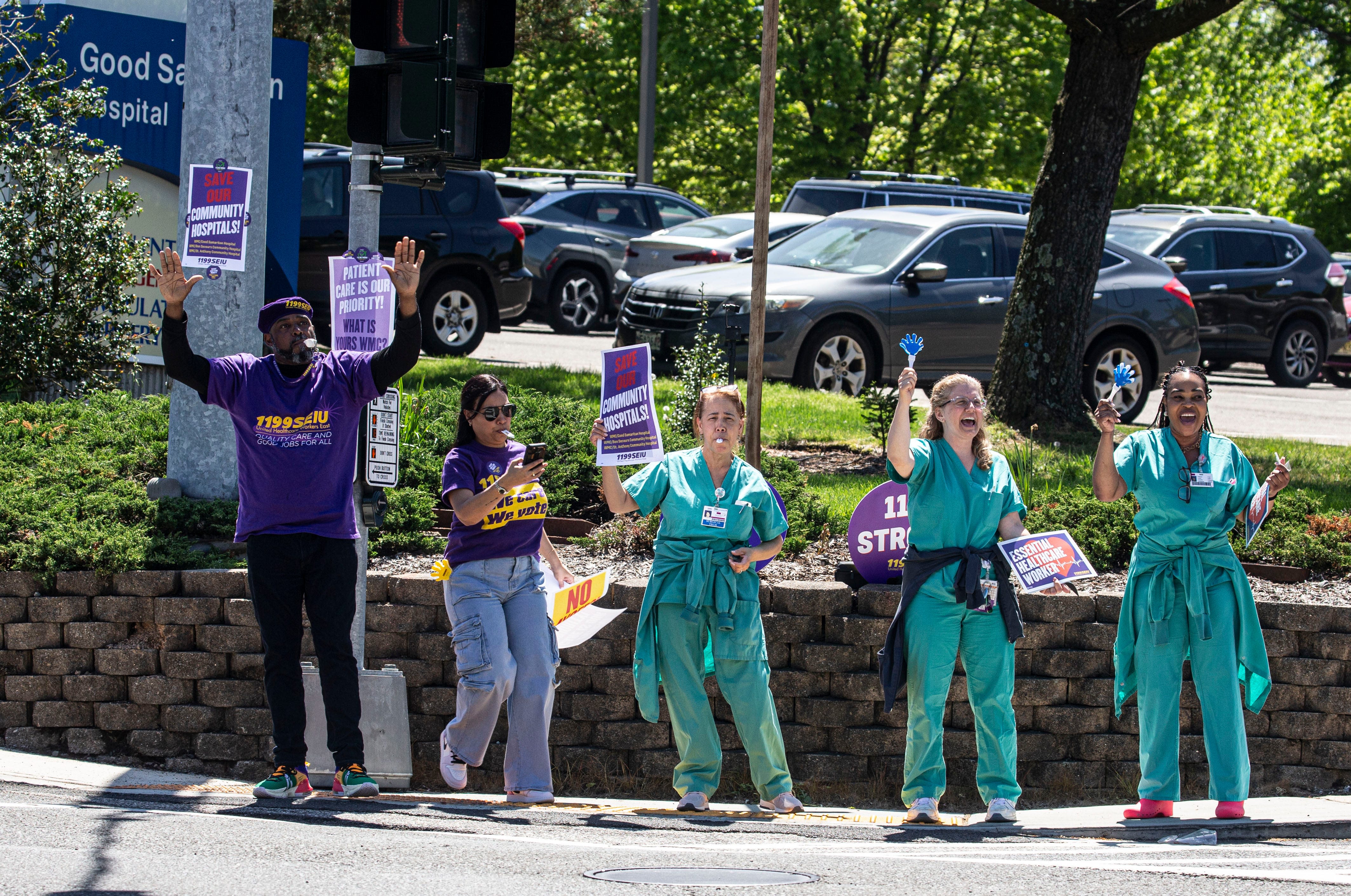 Hudson Valley hospital workers rally to keep community care after recent cuts