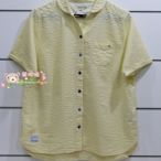❤ 熊牧場 ❤日本女裝~減齡小領電繡小海錨.貼布泡泡布材質襯衫