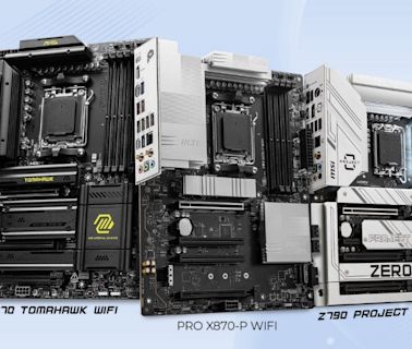 科技盛宴COMPUTEX電腦展 微星推出X870主機板等多項新品
