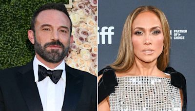 Ben Affleck Spends Time with His Kids in L.A. as Jennifer Lopez Attends the Premiere of Their New Movie in Toronto