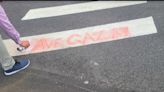 Woman Charged For Writing 'Save Gaza' On Westport Crosswalk