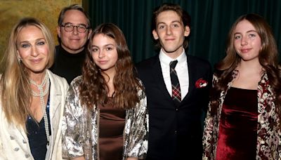 Sarah Jessica Parker and Matthew Broderick Pose With All Three of Their Kids at Paris Olympics