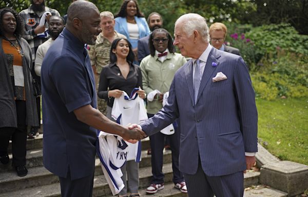 King Charles III hosts Idris Elba to hear from young people about the troubles they face - WTOP News