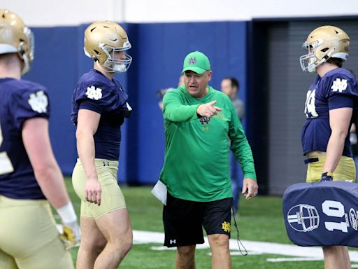 A conversation with Notre Dame offensive coordinator Mike Denbrock on the eve of camp