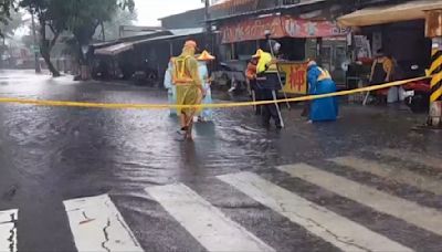 高屏大雷雨特報 瞬間大雨鳥松、鳳山部分街道淹水