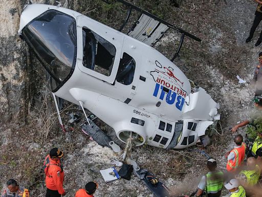 Aussie recounts survival after helicopter crashed into a cliff in Bali