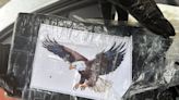 Boaters find $1m worth of cocaine emblazoned with bald eagles floating in Florida Keys