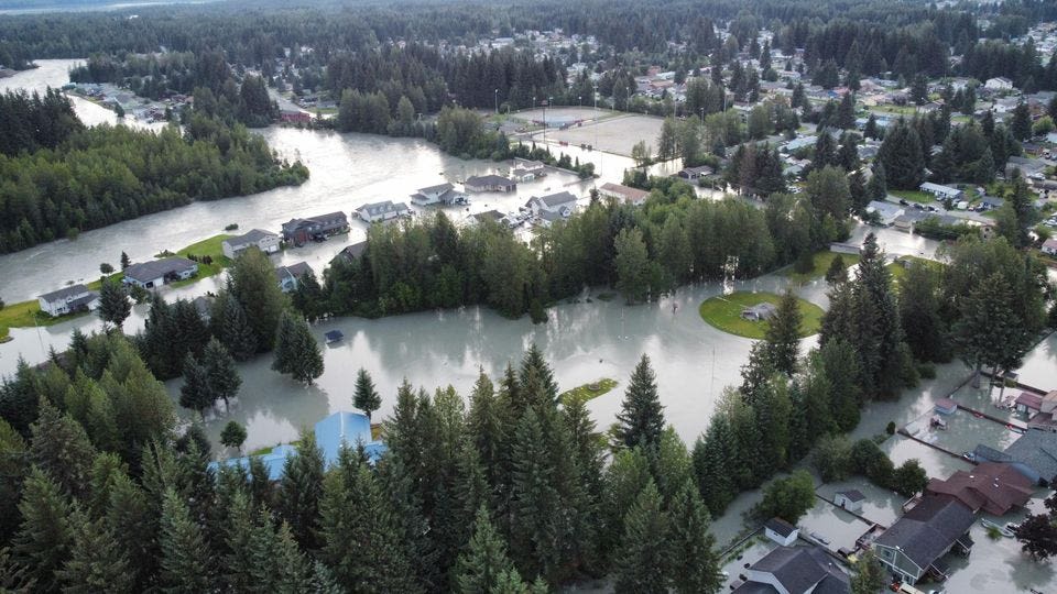 Severe flooding from glacier outburst damages over 100 homes in Alaska's capital