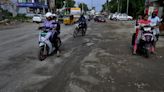 Rain-damaged roads give grief to motorists in Hyderabad