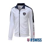 K-SWISS  Panel Jacket 運動外套-男-白