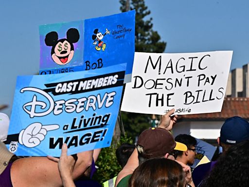 Disneyland workers authorize strike, threatening to bring theme park to a standstill