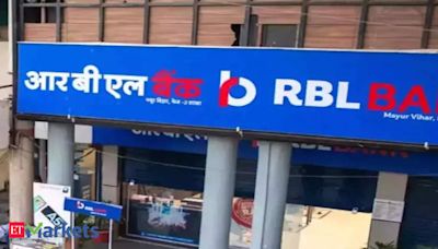 RBL Bank shares tumble 4% after 7.9% stake sale via block deal - The Economic Times