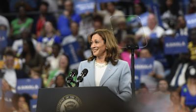 Harris challenges Trump at boisterous Georgia State rally to ‘say it to my face’ in debate dare