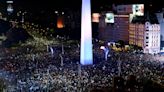 Joy in the streets of Argentina after Copa victory