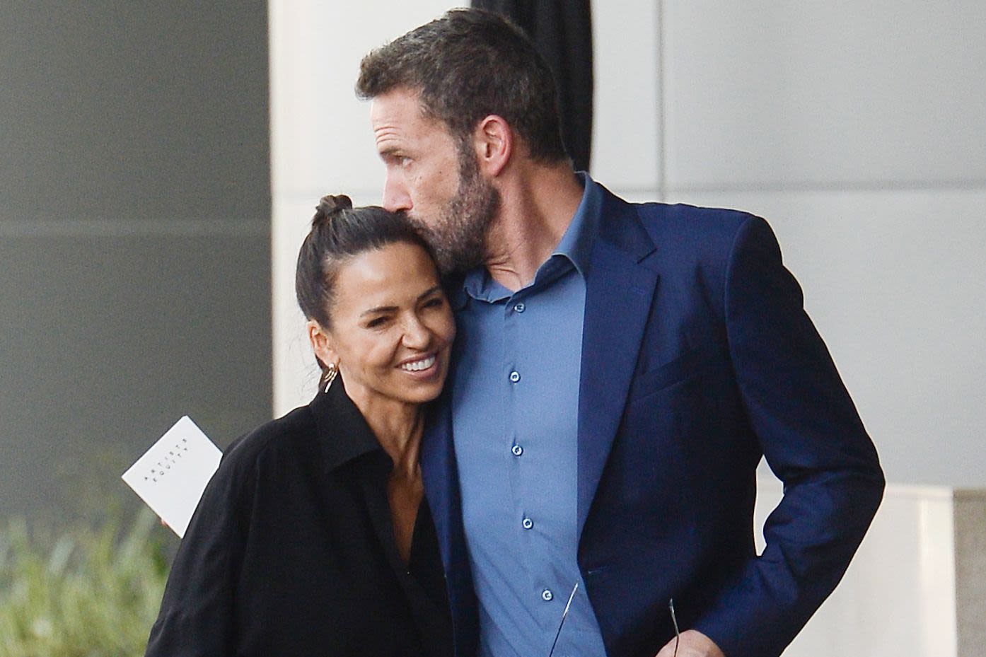 Ben Affleck Shares a Sweet Embrace with Matt Damon's Wife Luciana in Los Angeles