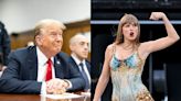 Trump afirma que Taylor Swift tem 'beleza descomunal', mas lamenta: 'Acho que ela é democrata'