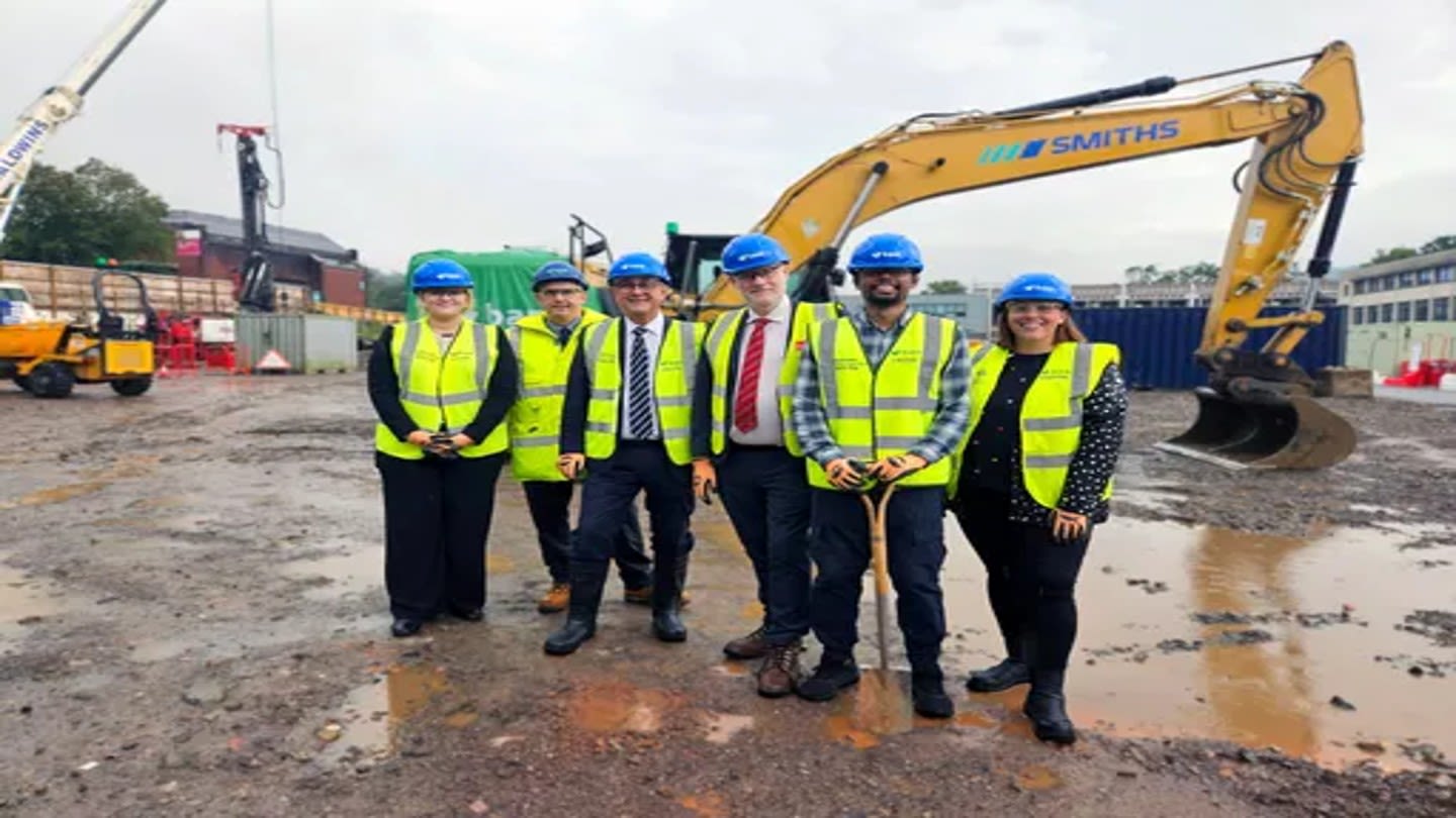 Construction begins on new building at USW’s Treforest Campus