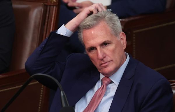 Kevin McCarthy’s First Reaction to Trump Saying Harris Isn’t Black: ‘Oh No’