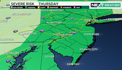 Tornado warnings end in Philadelphia region as severe weather threat continues Thursday