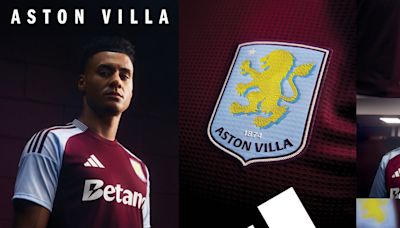 Aston Villa new home kit with help of rock legend