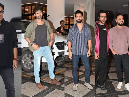 Vicky Kaushal, Sidharth Malhotra, Varun Dhawan, Rajkummar Rao and other celebs attend Dinesh Vijan's birthday bash | Hindi Movie News - Times of India