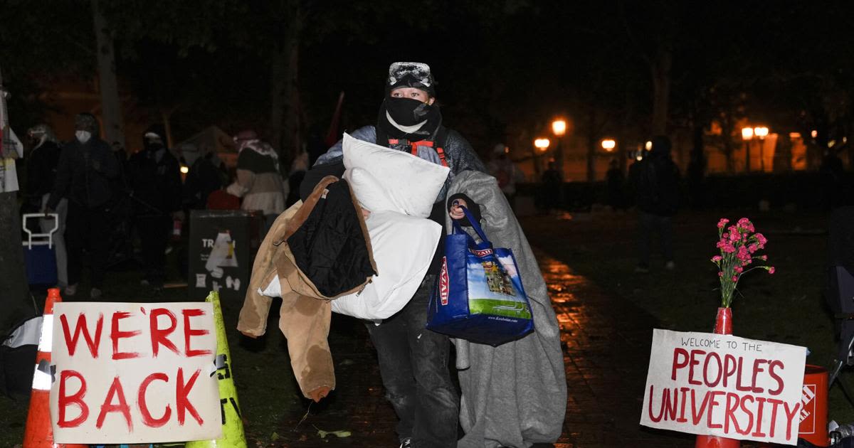 Pro-Palestinian protesters at USC comply with school order to leave their encampment