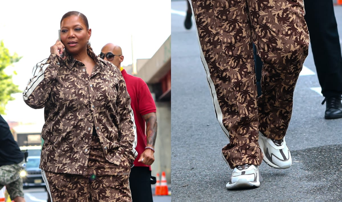 Queen Latifah Gets Sporty in Amiri MA Runner Sneakers on ‘The Equalizer’ Set