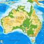 Mapa Australie