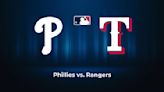 Phillies vs. Rangers: Betting Trends, Odds, Records Against the Run Line, Home/Road Splits