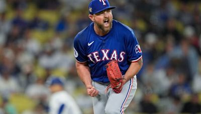 Lorenzen pitches Rangers past Dodgers 3-1 for their 1st series win in Los Angeles since 1999