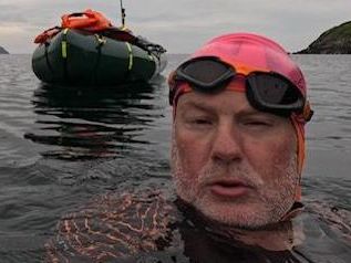 Man aims to swim around Isle of Man to support charity