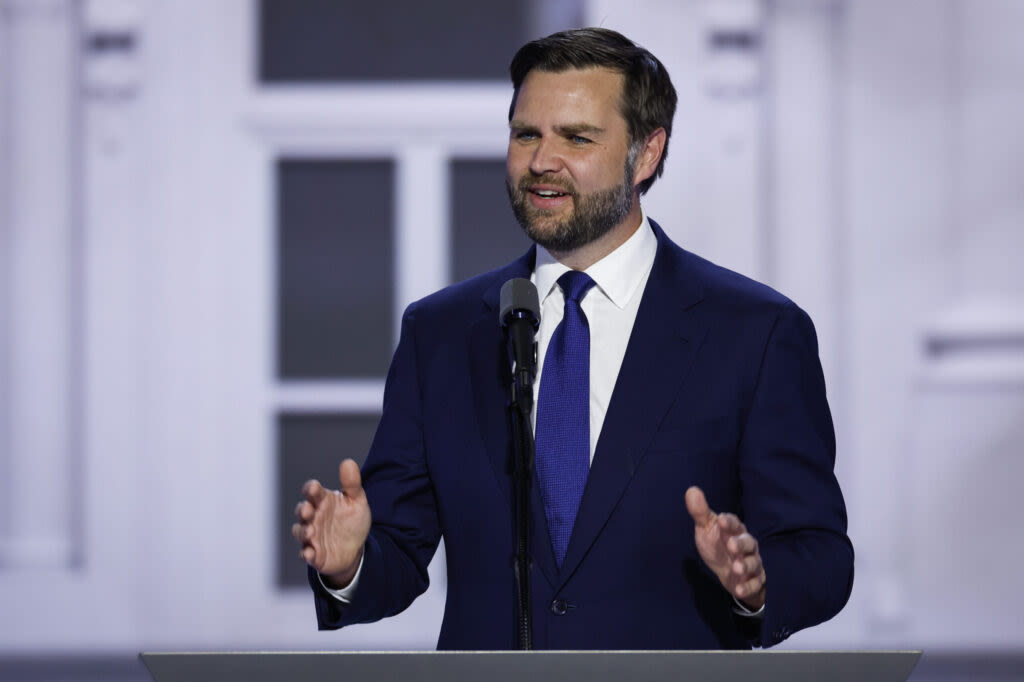 J.D. Vance tries to woo working-class in first VP nominee introduction