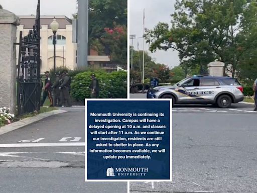 Monmouth University lockdown: Students shelter in place, cops swarm campus